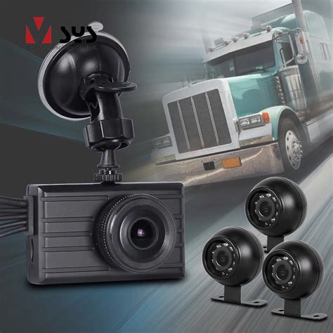 sys xv  fhd p dash cam dvr  channel  surround view camera system gps night vision
