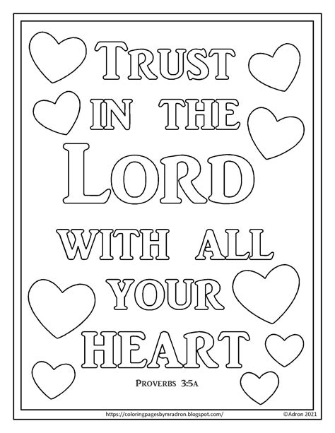 coloring pages  kids   adron  proverbs  print