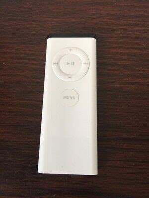 apple remote control model  emc   white ebay