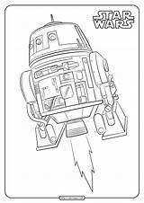 Wars Star Coloring Pages Printable Coloringoo Droid Whatsapp Tweet Email sketch template