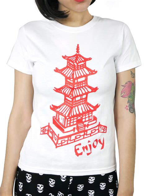 chinese food box print blouse  shirt