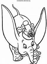 Dumbo Colorare sketch template