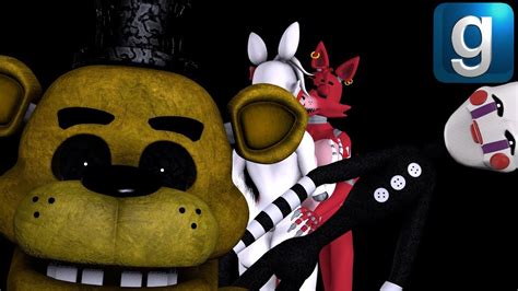 Gmod Fnaf Sexy Foxy And Sexy Mangle Fall In Love Youtube