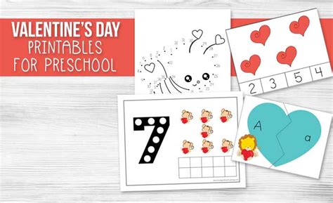 valentines day printables  preschool