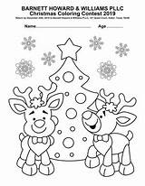 Coloring Contest Christmas Color Bhw Kids Sharpen Pencils Crayons Step Two sketch template