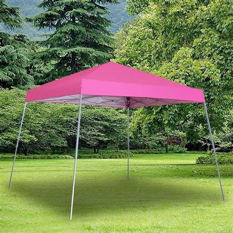 ft canopies   ft base slant legs pop  canopy tent  camping partypink walmartcom