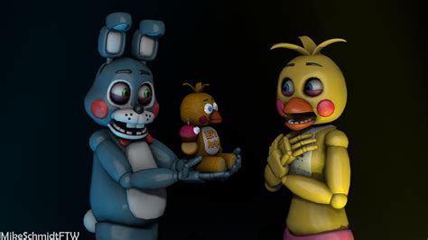 Toy Bonnie And Toy Chica By Officerschmidtftw On Deviantart