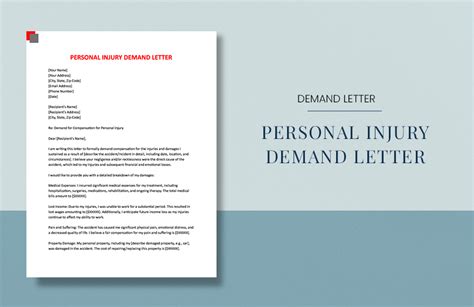 personal injury demand letter  word google docs pages