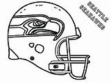 Coloring Pages Seahawks Football Helmet Printable Nfl Kids Seattle Helmets Boys Broncos Eagles Book Boise State Russell Wilson Print Super sketch template