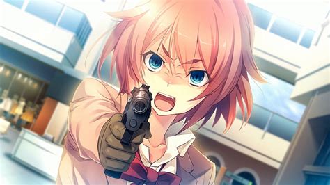 anime anime girls innocent bullet game cg kanzaki sayaka short