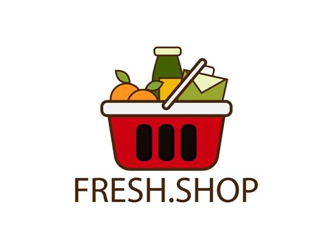 grocery store logo  helena layzu  dribbble