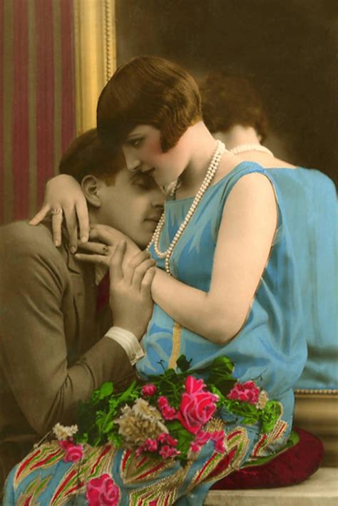 3 Vintage Couples Vintage Romance French Postcard