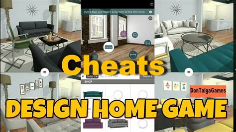 design home game cheats code android youtube