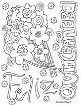 Quinceanera Doodle Alley sketch template