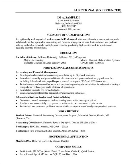 business resume   word  document