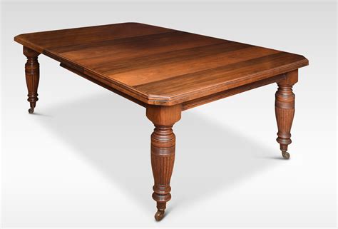 walnut extending dining table shackladys antiques