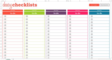 checklist templates word excel  formats