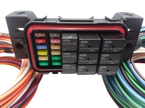 gep universal pre wired waterproof fuse relay panel box  circuit  amp  ebay