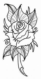 Tattoo Outlines Coloring Hourglass Outline Rose Traditional Template Pages Neo sketch template