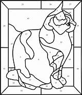 Patterns Glass Stained Intarsia Wood Cat Stain Mosaic sketch template