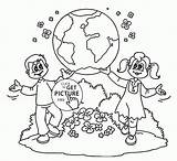 Earth Coloring Save Pages Drawing Kids Line Showing Popular Getdrawings Gif sketch template