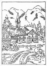 Cottage Coloriage Transfers Imprimer Embroidery Quilter Huda Briggs sketch template