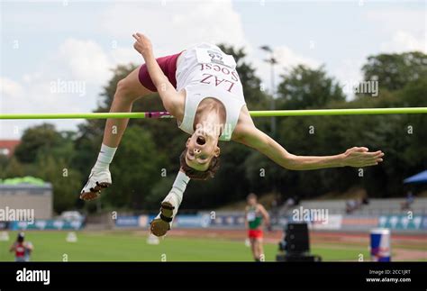 falk wendrich laz soest action mens high jump athletics true athletes classics  august