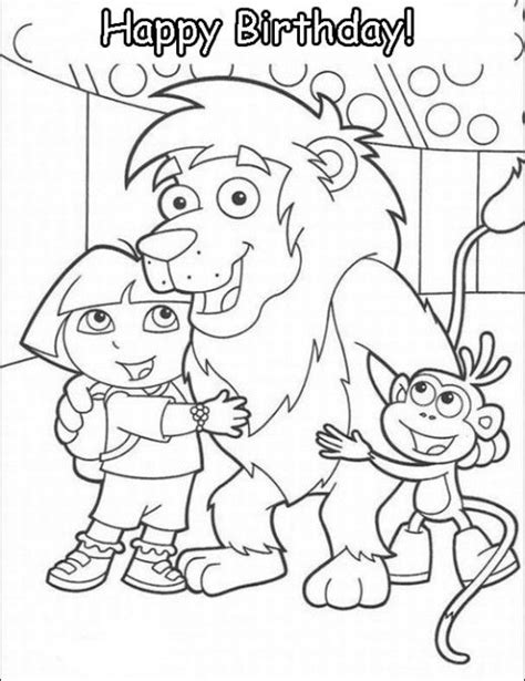 happy birthday brother coloring pages