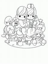 Coloring Precious Moments Pages Praying Popular Kids sketch template