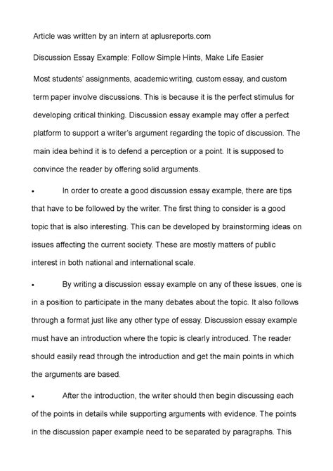 calameo discussion essay  follow simple hints  life easier