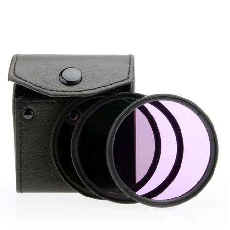 universal mm uv cpl fld camera lens filter kit  canon  nikon  sony