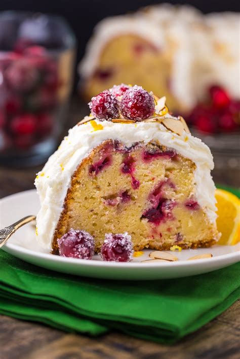White Chocolate Cranberry Bundt Cake Baker By Nature