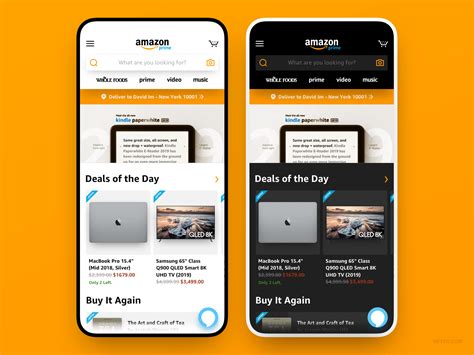 amazon app redesign concept  david im  dribbble
