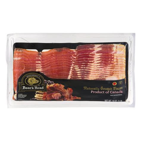 boars head naturally smoked sliced bacon  oz instacart