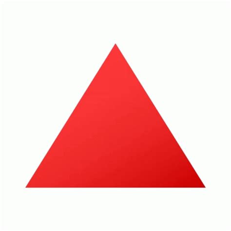 red triangle pointed  symbols sticker red triangle pointed