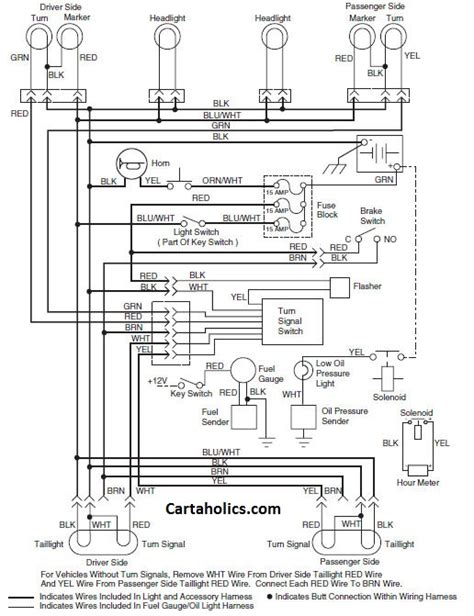 cartaholics golf cart forum    txt factory accessories wiring diagram gas