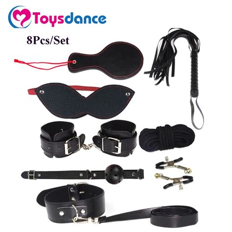 Toysdance 8pcs Set Sm Products Bondage Kits For Couples Adult Games Eye