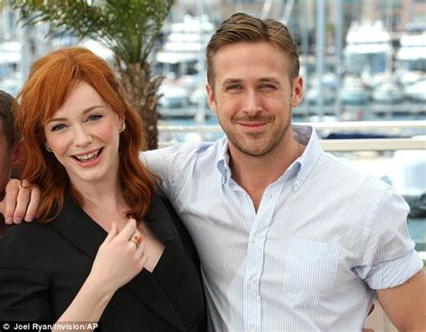 Ryan Gosling Cosies Up To Christina Hendricks At Photo Call For Lost