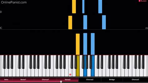 billie eilish ocean eyes easy piano tutorial youtube