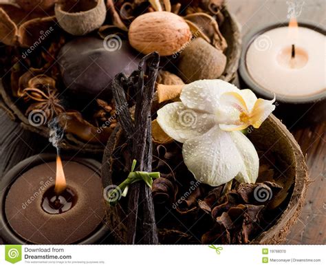aromatherapy spa concept stock photo image  autumn