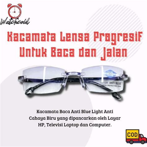 Promo Kacamata Plus Baca Dan Jalan Lensa Progresif And Anti Radiasi Untuk