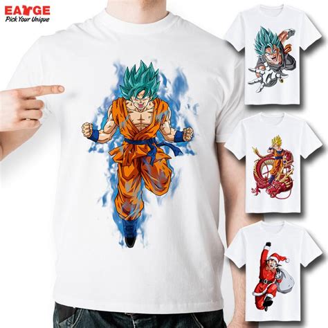 [eatge] Anime Series Dragon Ball Z T Shirt Fashion Brand