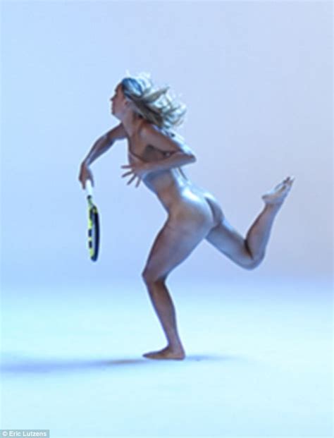 caroline wozniacki poses nude for espn the magazine daily mail online