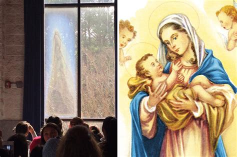 Virgin Mary Appears On Atlanta Church Window Daily Star