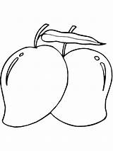 Coloring Pages Orchard Getcolorings Fruit sketch template