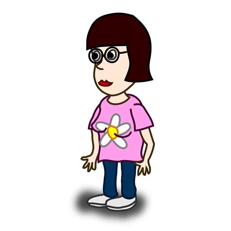 clipart comic characters girl