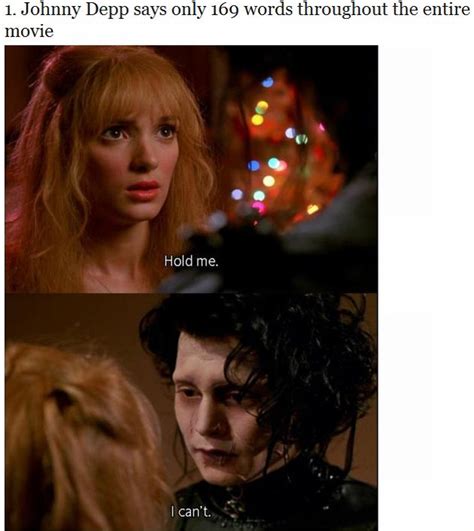 12 things you probably didn t know about the movie edward scissorhands