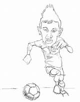 Neymar Colorear Soccer Pampekids Incroyable Fichajes Serer sketch template