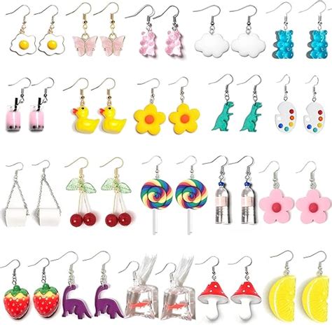 amazoncom weird earrings funny earrings aesthetic indie yk