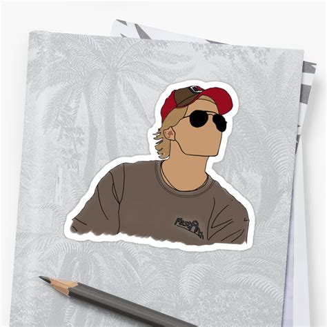 Jj From Outer Banks Sticker By Taliaholceker Redbubble